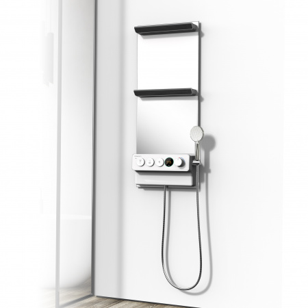 Душевая панель CEBIEN CANVAS white | grey | mirror | Официальный магазин SensPa