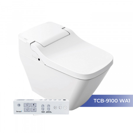 Электронный унитаз биде Senspa Tankless TCB 9100 GA1/WA1 | Официальный магазин SensPa