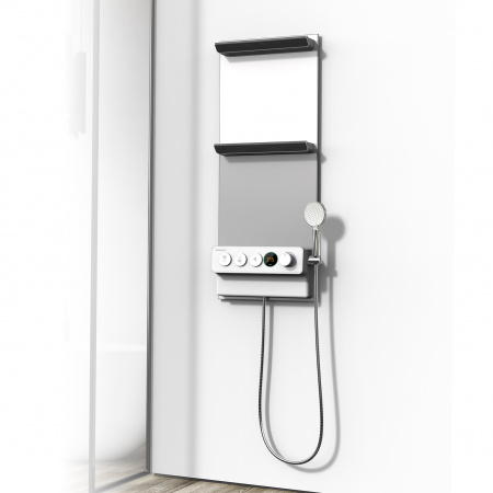 Душевая панель CEBIEN CANVAS white | grey | mirror | Официальный магазин SensPa